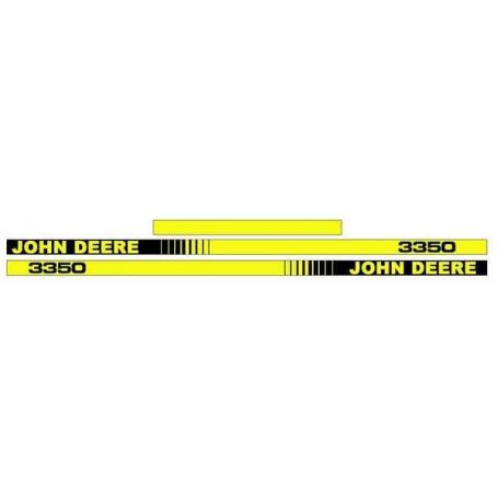Kit d'autocollants «John Deere 3350» réf. L59276 pour John Deere