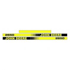Kit d'autocollants «John Deere 2650» réf. L59282 pour John Deere