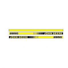 Kit d'autocollants «John Deere 2850» réf. L63292 pour John Deere Kit d'autocollants «John Deere 2850» réf. L63292 pour John Deere