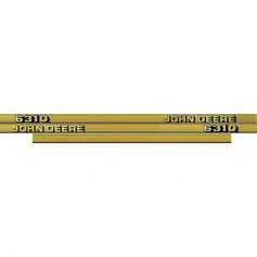Kit d'autocollants «John Deere 6310» réf. L113597 pour John Deere
