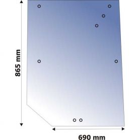 Vitre arrière 6100 6200 6400 7400 Glass pour MASSEY FERGUSON