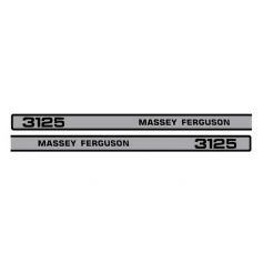 Kit d'autocollants «Massey Ferguson 3125» ref. 3902038M91 - Massey Ferguson Kit d'autocollants «Massey Ferguson 3125» ref. 3902038M91 - Massey Ferguson