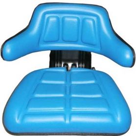 Siège bleu avec base réglable 4mm pour tracteur FORD