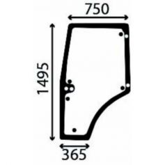 VITRE DE PORTE GAUCHE CLAAS RÉF 7700073324 VITRE DE PORTE GAUCHE CLAAS RÉF 7700073324