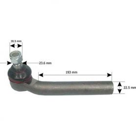 Rotule De Direction Ford 5640-7840 Carraro LH pour FORD