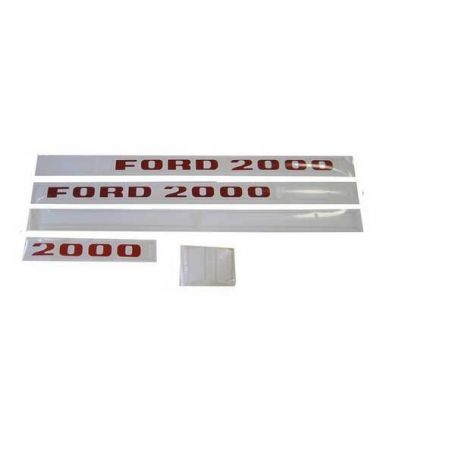 Kit d'autocollants «Ford 2000» ref. 81822597 - Ford New Holland Kit d'autocollants «Ford 2000» ref. 81822597 - Ford New Holland