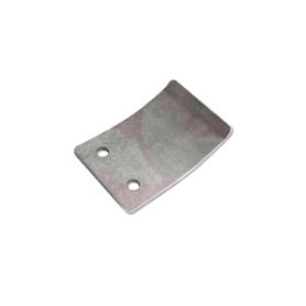 PLAQUE INCURVÉE EN ACIER INOX POUR KIT BIELLETTE RÉF. 944027125 - NEW HOLLAND
