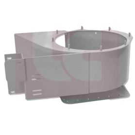 CARTER ASPIRATEUR INFÉRIEUR GAUCHE EN ACIER POUR G2, G6, G7, G8 EN ACIER INOXYDABLE RÉF. 355848 - GREGOIRE