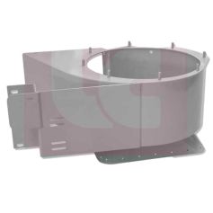 CARTER ASPIRATEUR INFÉRIEUR GAUCHE EN ACIER POUR G2, G6, G7, G8 EN ACIER INOXYDABLE RÉF. 355848 - GREGOIRE CARTER ASPIRATEUR INFÉRIEUR GAUCHE EN ACIER POUR G2, G6, G7, G8 EN ACIER INOXYDABLE RÉF. 355848 - GREGOIRE