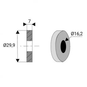 Bague de couteau broyeur RÉF. 322630350 - NEW HOLLAND