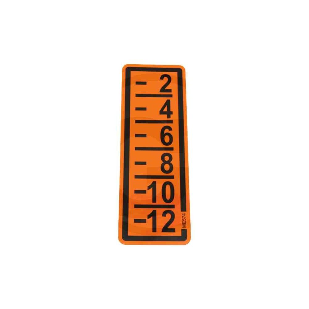 AUTOCOLLANT 1 A 12 Réf. ME574 AMAZONE