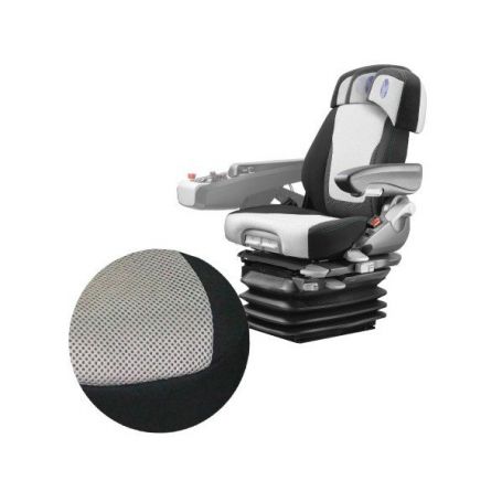 Housse sur mesure pour siège Grammer Dual motion avec réglages devant