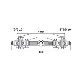 Transmission 2 joints Homocinétiques 23.8x61.3