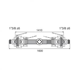Transmission 2 joints Homocinétiques 27x74.6
