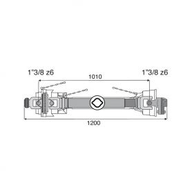 Transmission 1 joint Homocinétique + limiteur boulon 27x74.6