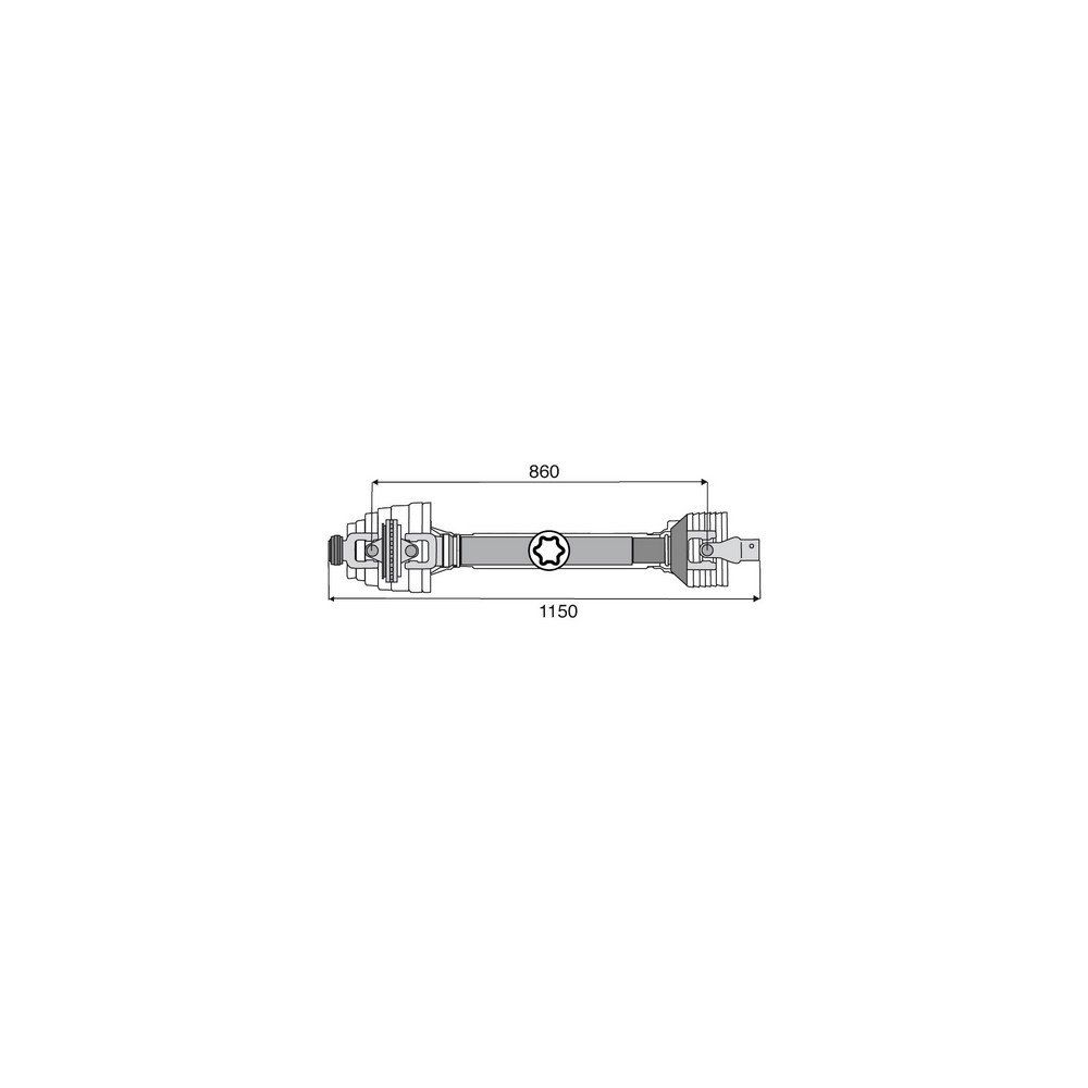 Transmission 1 joint Homocinétique POWER DRIVE 36x89