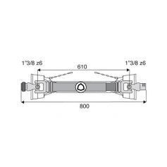 Transmission standard 23.8x61.3