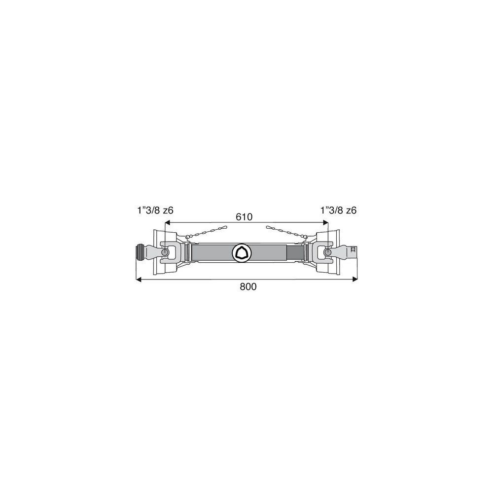 Transmission standard 23.8x61.3
