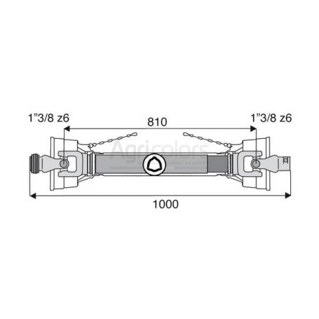 Transmission standard 23.8x61.3