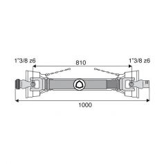 Transmission standard 23.8x61.3