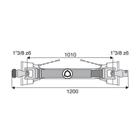 Transmission standard 23.8x61.3