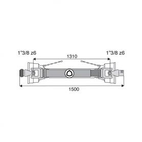 Transmission standard 23.8x61.3