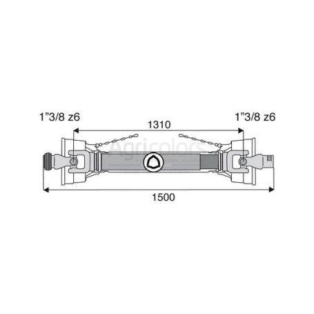 Transmission standard 23.8x61.3