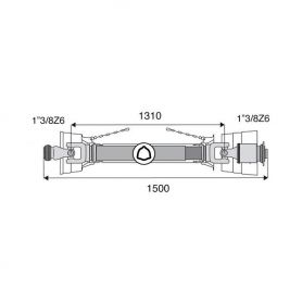 Transmission à roue libre 23.8x61.3