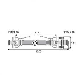 Transmission à sécurité et roue libre 27x74.6