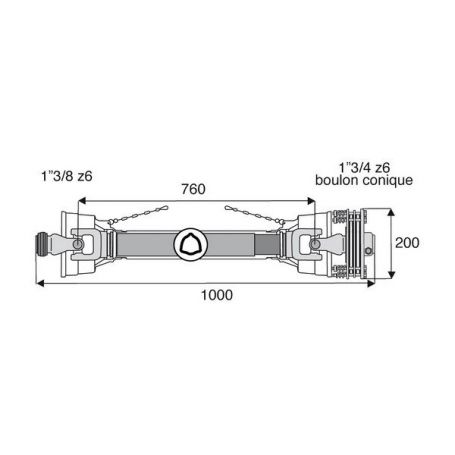 Transmission à sécurité 30.2x92