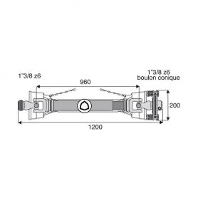 Transmission à sécurité 30.2x92