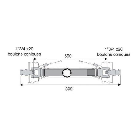 Transmission standard 50x118 Transmission standard 50x118