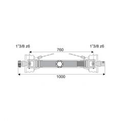 Transmission standard 35x106.5