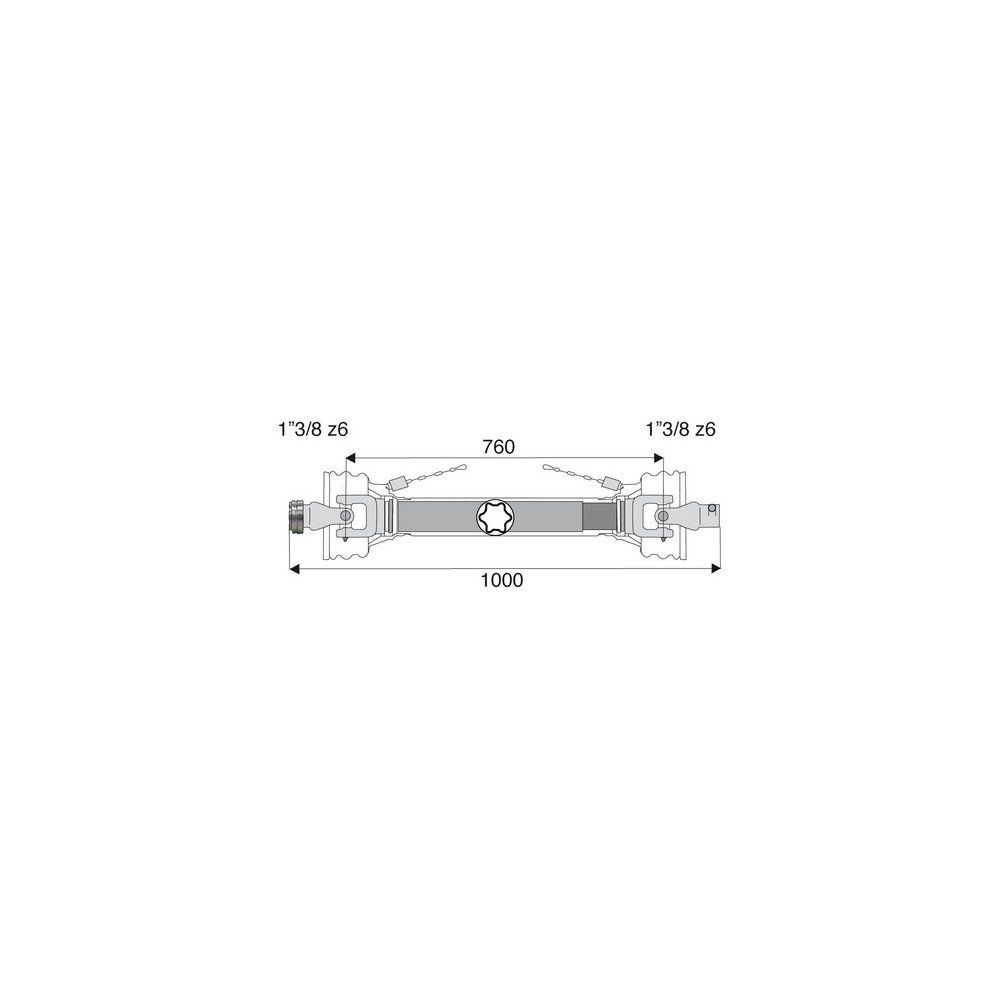 Transmission standard 35x106.5