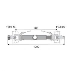 Transmission standard 35x106.5