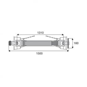 Transmission standard à plateau 35x106.5