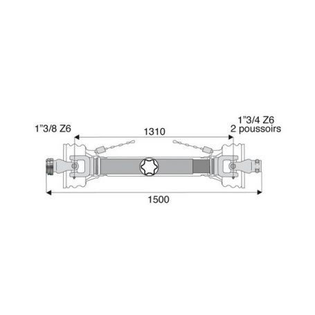 Transmission standard 35x106.5