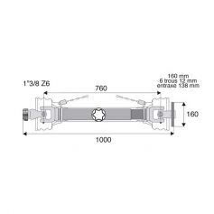 Transmission standard à plateau 42x104