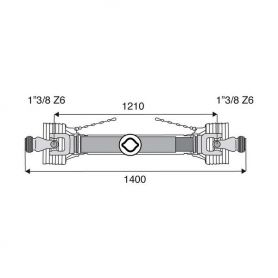 Transmission standard 22x54.8