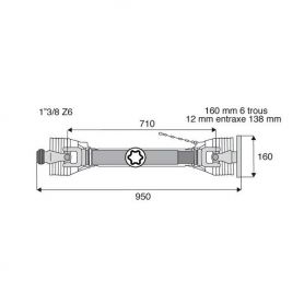 Transmission POWER DRIVE à plateau 36x89