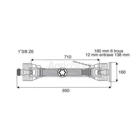 Transmission POWER DRIVE à plateau 36x89