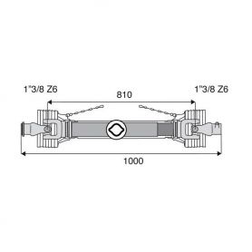 Transmission standard 22x54.8