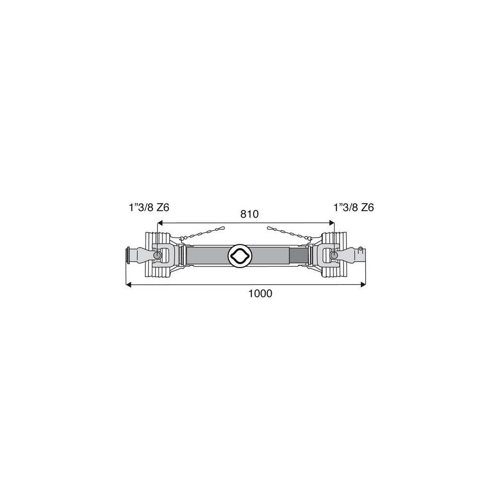Transmission standard 22x54.8