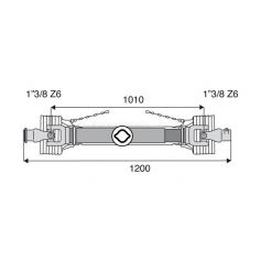 Transmission standard 22x54.8 Longueur 1200 Transmission standard 22x54.8 Longueur 1200