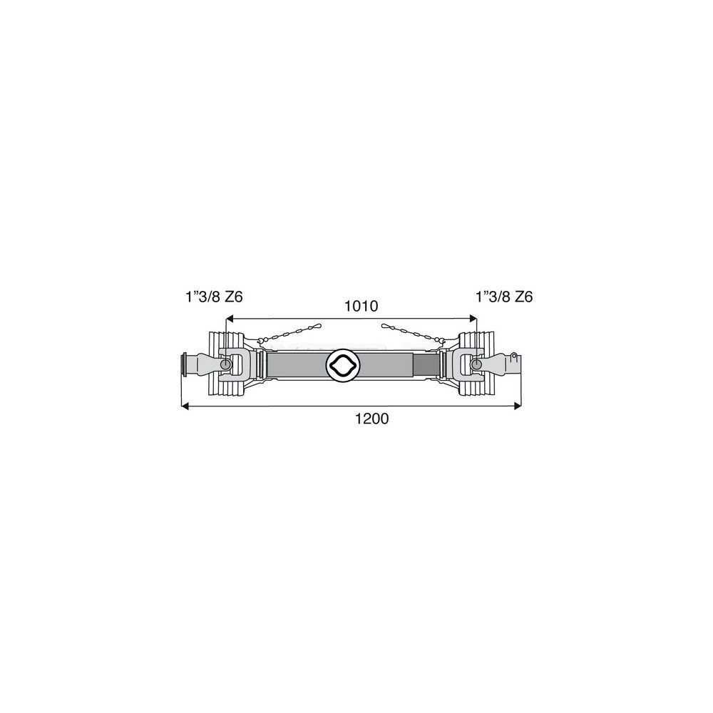 Transmission standard 22x54.8
