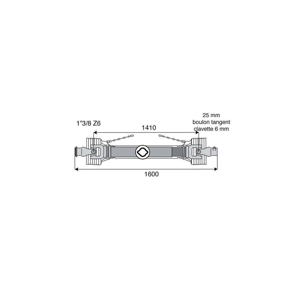 Transmission standard 22x54.8