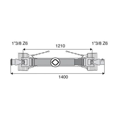 Transmission standard 23.8x61.3