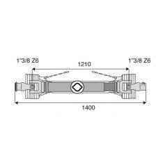 Transmission standard 23.8x61.3