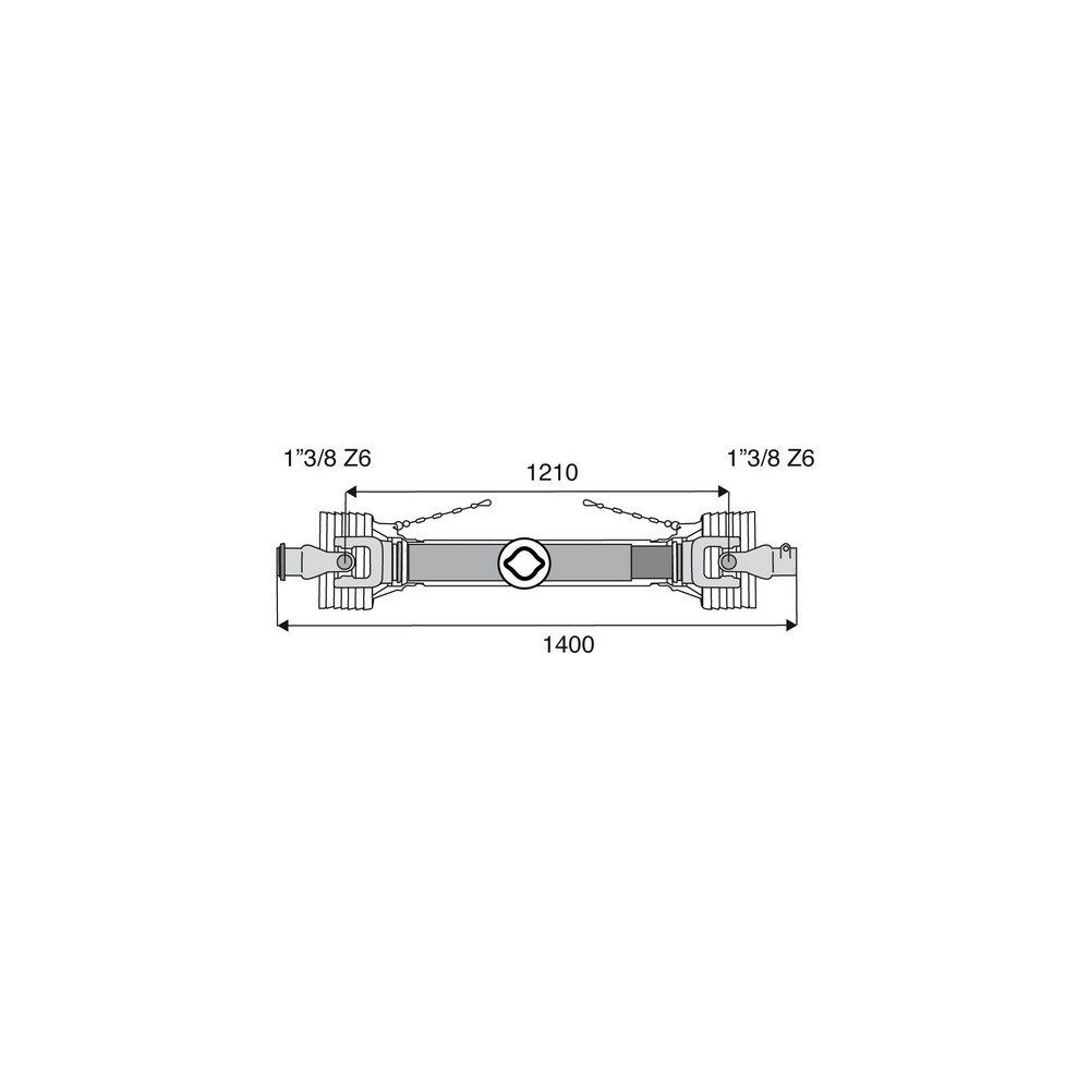Transmission standard 23.8x61.3