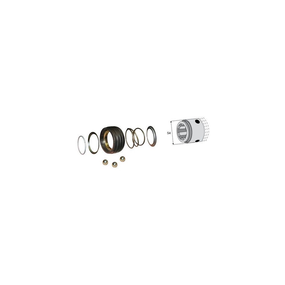Verrouillage à billes 1"3/8z6 - z21